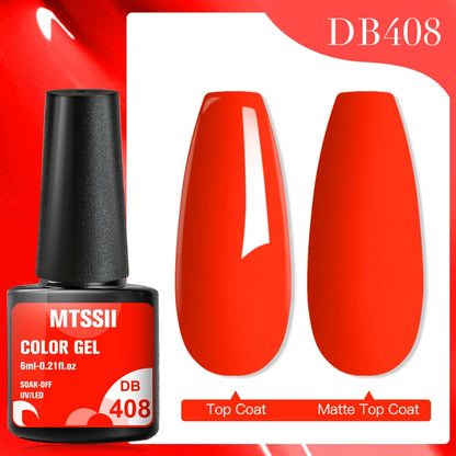 Mtssii 240 Colors Nail Gel Polish Nail Supplies 6ml Vernis Semi Permanent Nail Art Manicure Soak Off LED UV Gel Nail Varnishes