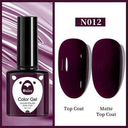 7.3ml Professional Black White Nail Gel Polish Super-Smoth Black&White Gel Nail Polish Semi-Permanent White Black Nail UV Gel