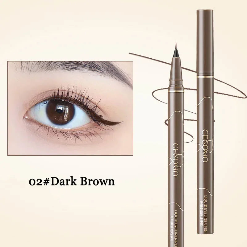 Ultra Thin Black Brown Lower Eyelash Eyeliner Pen Waterproof Lasting Smooth Lying Silkworm Eyes Liner Pencils Eye Makeup Tools