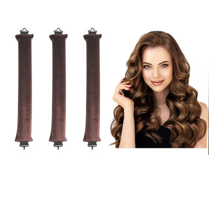 Heatless Curling Rod Headband Lazy Hair Curlers No Heat Hair Rollers Curls Sleeping Soft Flexi Rods with Hook Hair Styling Tools