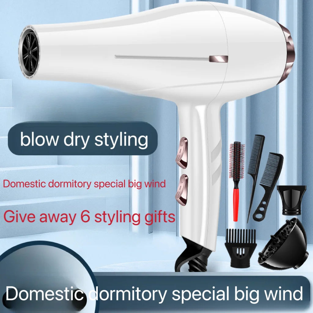 Hair stylist quick dry styling large wind salon hair dryer Home high power barbershop negative ion hair dryer