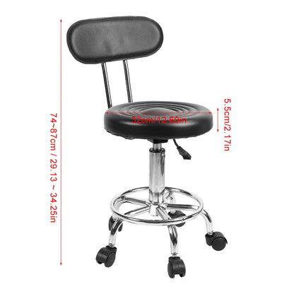 Barber Chair Hairdressing Chair Massage Chair Adjustable Salon Hairdressing Styling Chair Barber Massage Beauty Tattoo Studio