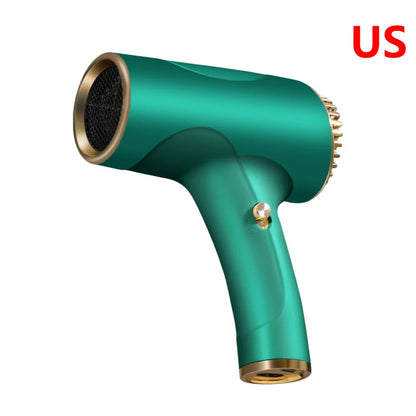 Portable Hair Dryer 2600mah Cordless Lonic Hair Dryer 40/500W USB Rechargeable Powerful 2 Gears for Travel Home Dormitory