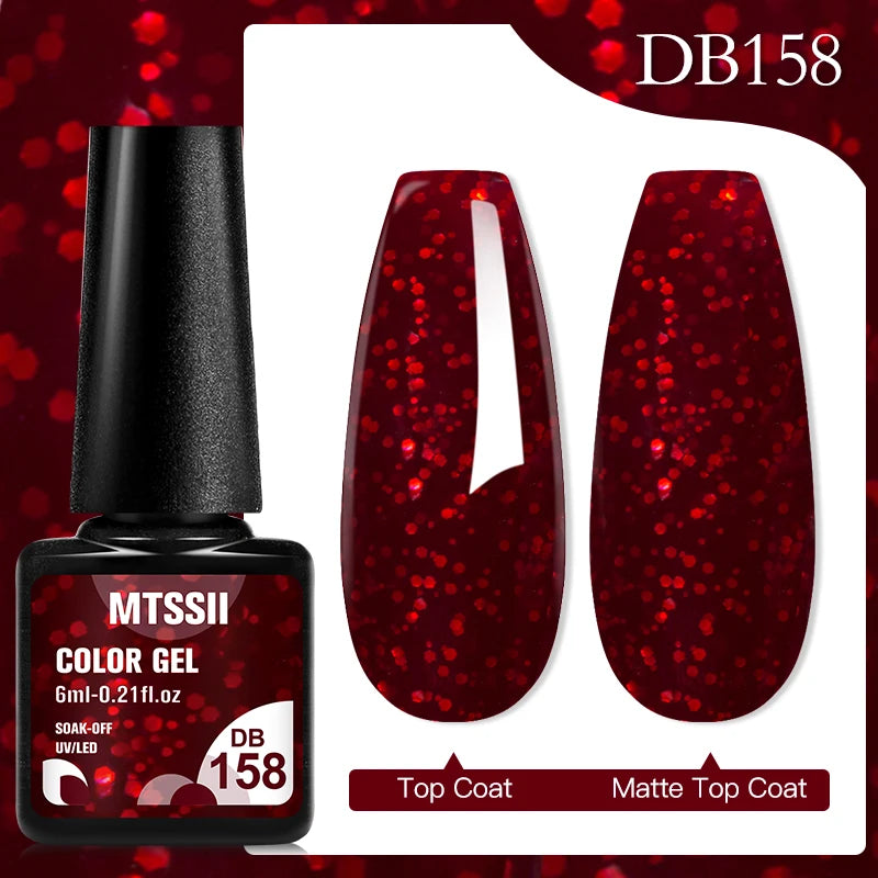 Mtssii 240 Colors Nail Gel Polish Nail Supplies 6ml Vernis Semi Permanent Nail Art Manicure Soak Off LED UV Gel Nail Varnishes