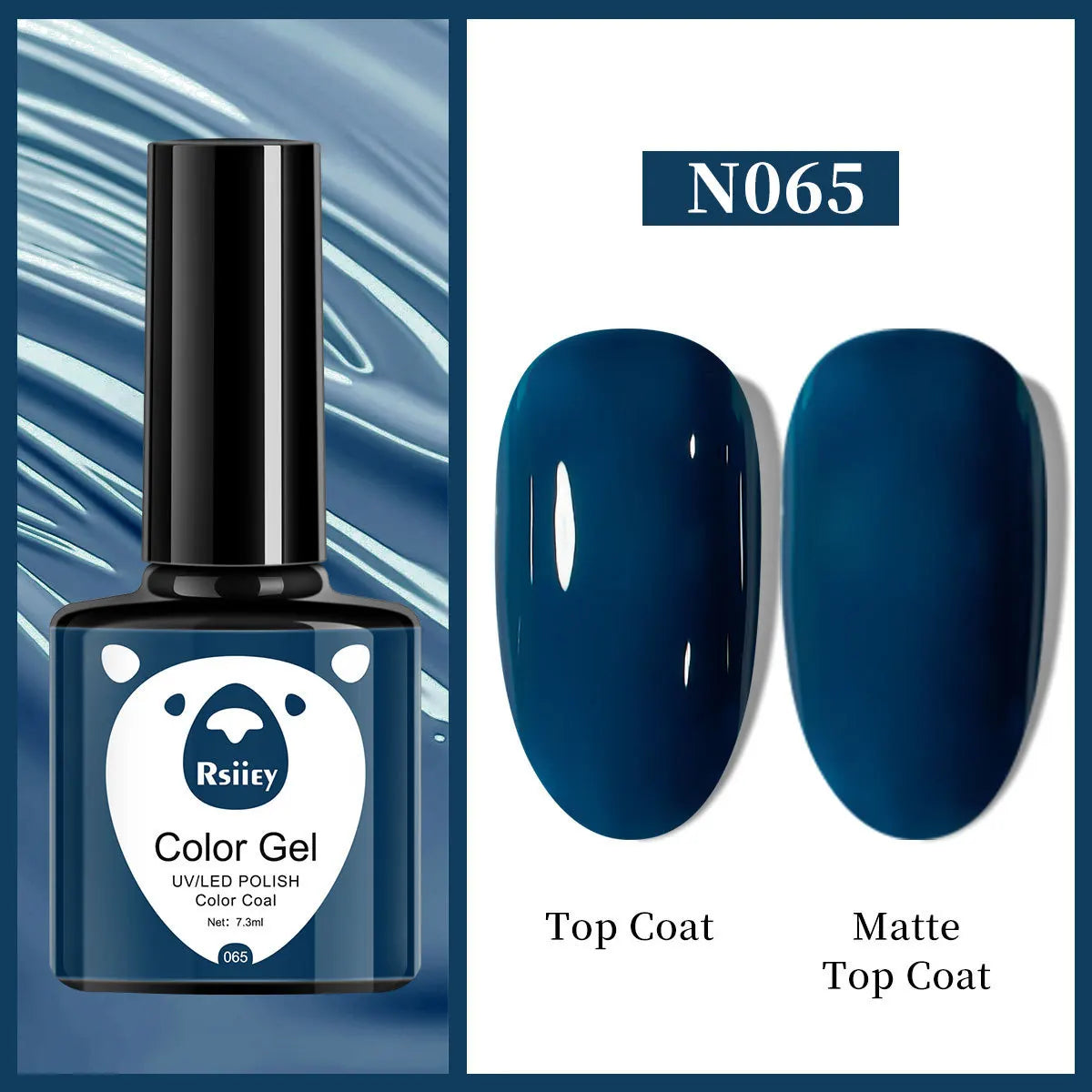 7.3ml Professional Black White Nail Gel Polish Super-Smoth Black&White Gel Nail Polish Semi-Permanent White Black Nail UV Gel