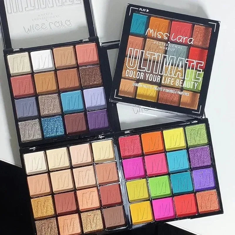 Rainbow Color Shadow Summer Palette Lasting Waterproof Professional Makeup Glitter Eye Shadow Cosmetic Pigmented 섀도우 팔레트