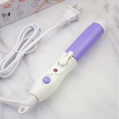 110-240V Portable Travel Electric Mini Hair Curler Curling Iron Fast Small Tourmaline Ceramic Wavy Tong  Hair Styling Tool