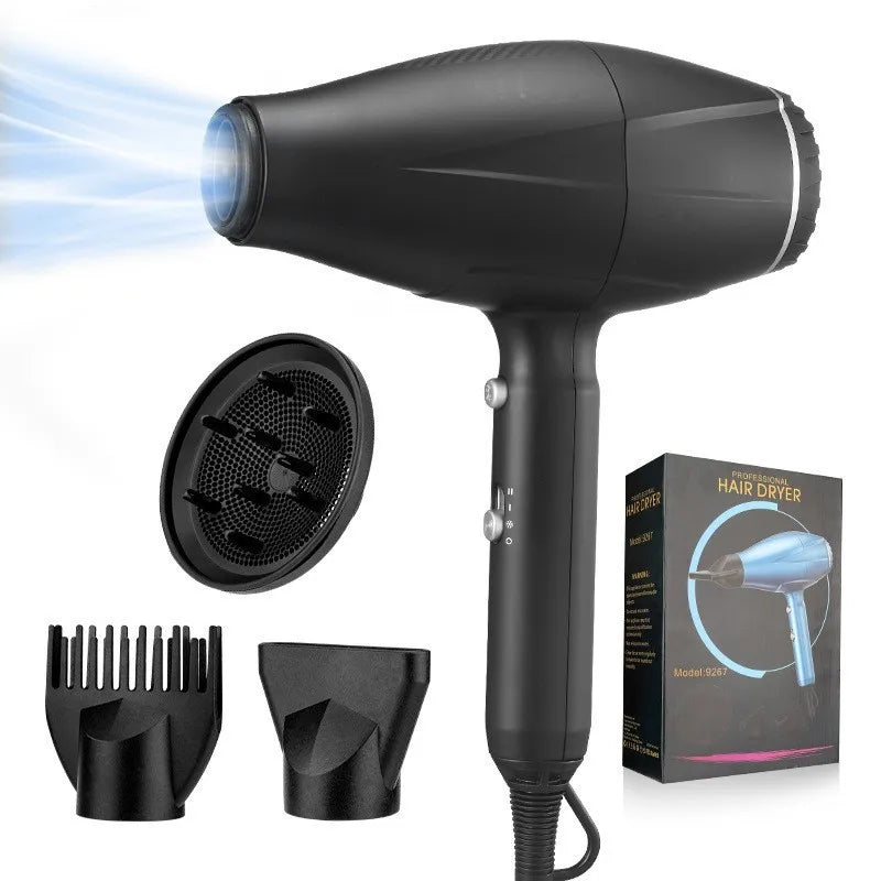 RESUXI 9267 Hair Dryer 2200W Professional Powerful Hair Dryer Hot And Cold Adjustment Ionic Air Blow Dryer with Air Collecting