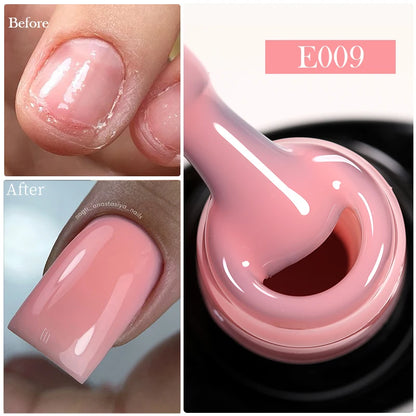 UR SUGAR 7ml Nude Crystal Rubber Base Gel Natural Color Semi Permanent Soak off UV LED Gel Nail Art Varnish