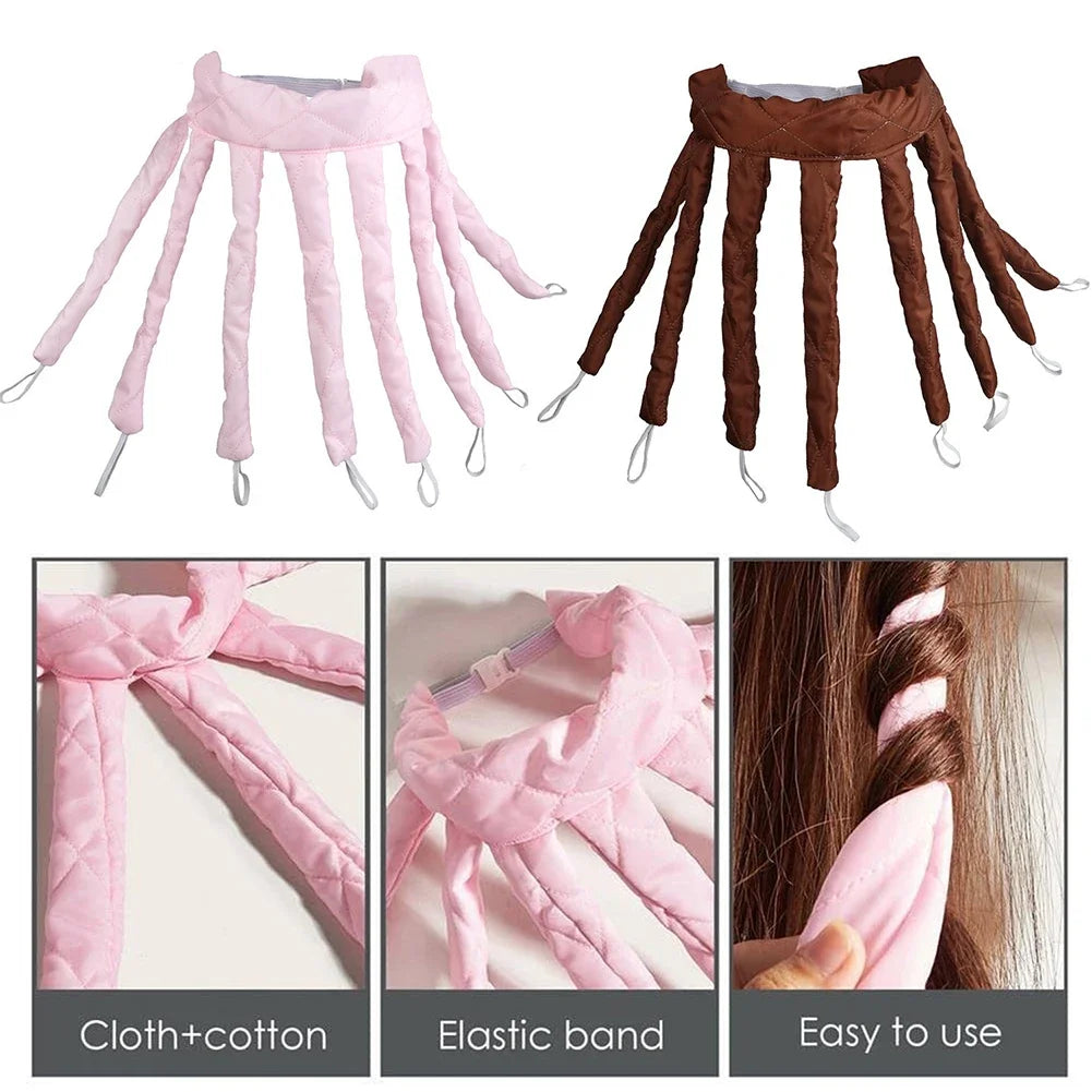 Octopus Heatless Curling Rod Headband No Heat Hair Curlers Hair Rollers Sleeping Soft Curls Bar Wave Formers Hair Styling Tools