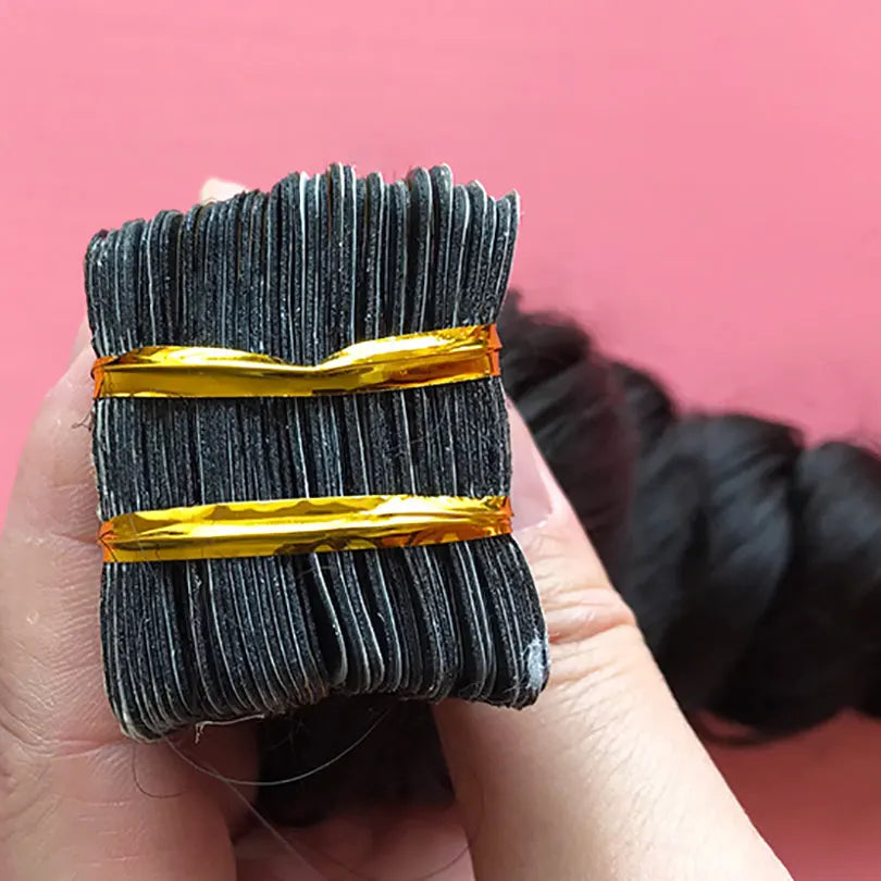 Loose Wave Tape In Hair Extensions 100% Human Hair Adhesive Seamless Skin Weft Tape 40pcsLoose Wave Hair For Women