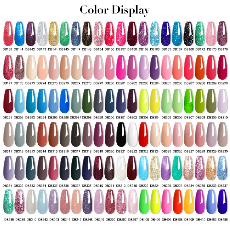 Mtssii 240 Colors Nail Gel Polish Nail Supplies 6ml Vernis Semi Permanent Nail Art Manicure Soak Off LED UV Gel Nail Varnishes