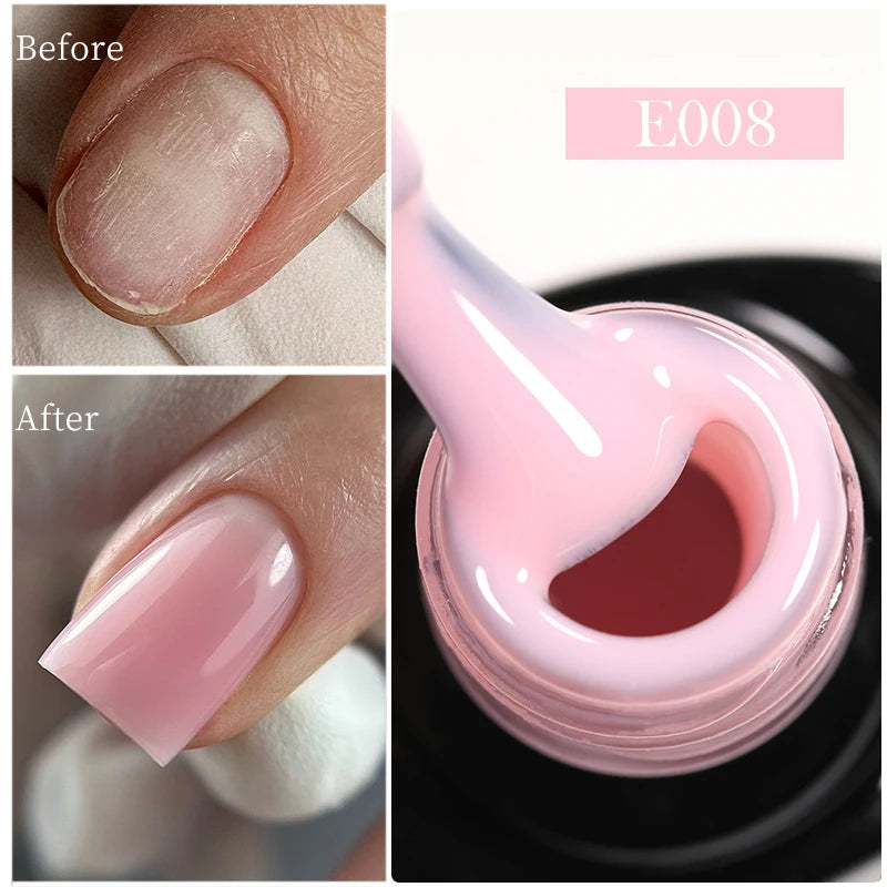 UR SUGAR 7ml Nude Crystal Rubber Base Gel Natural Color Semi Permanent Soak off UV LED Gel Nail Art Varnish