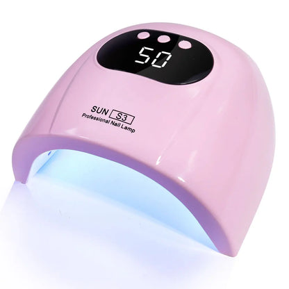 88W LED UV Lamp for Nails Gel Polish Drying With LED Display And Motion Sensing Professional Manicure Lamp Dryer Home Use Tool