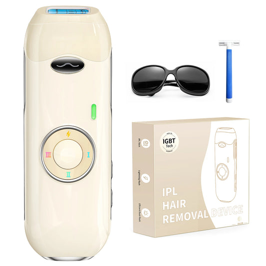 IPL Hair Removal Laser 22J Unlimted IGBT 5.2 cm² light Quick Flashes Painless Epilator Face Armpit Bikini Treament for men women