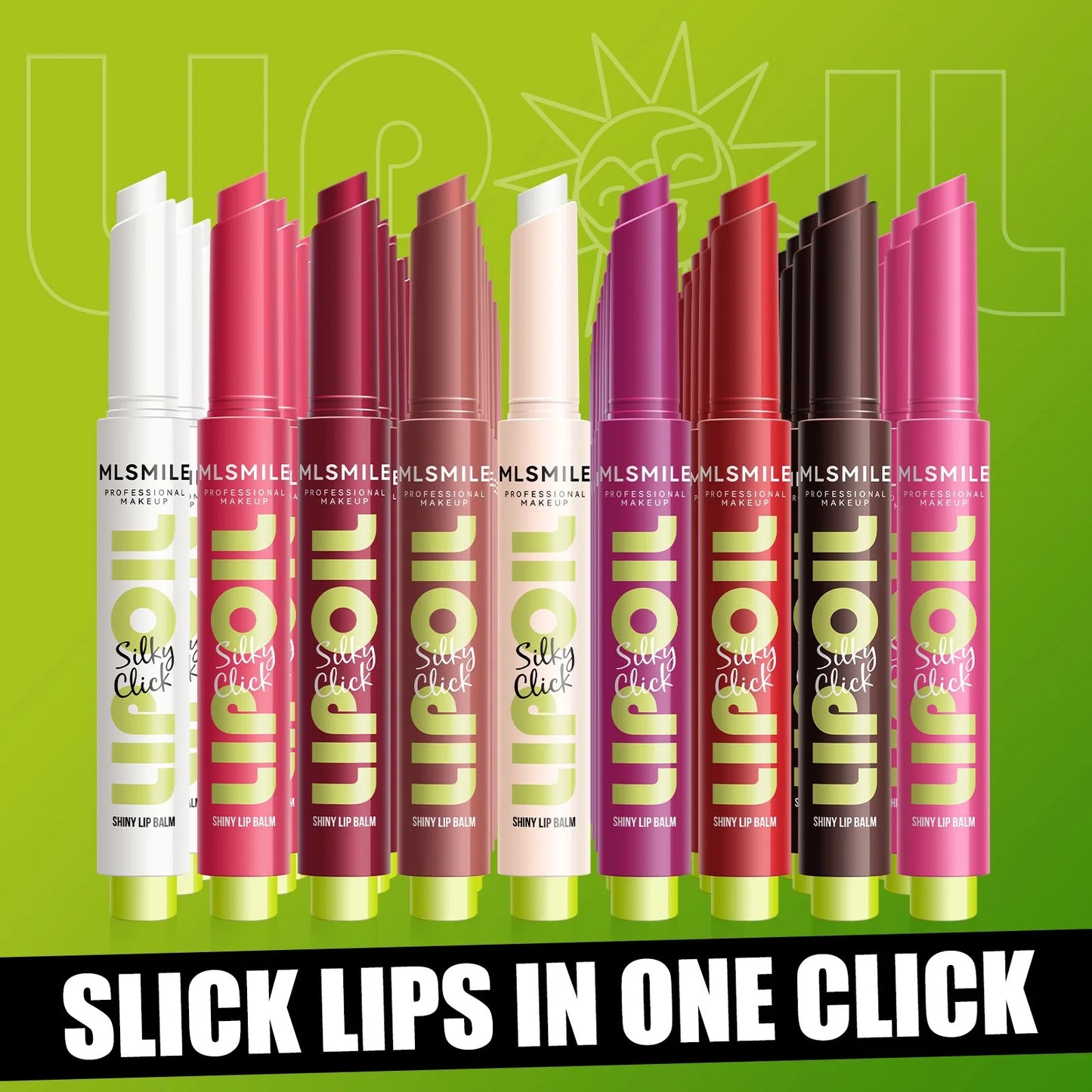 9 colors women's waterproof lipstick long-lasting easy to color moisturizing lip gloss press lipstick glossy lip balm makeup