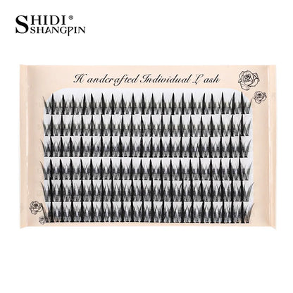 246 Bundles Manga False Eyelash Doll Eyes Natural Anime Eyelash Cosplay 3D Spiky Wispy Thick Mink Fake Eyelashes Korean Makeup