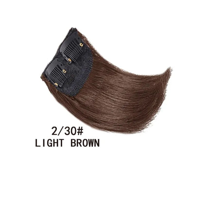 10cm Synthetic Short Straight Pad Invisible Hair Extension Lining of Hair Top Side Cover Hairpiece for Women