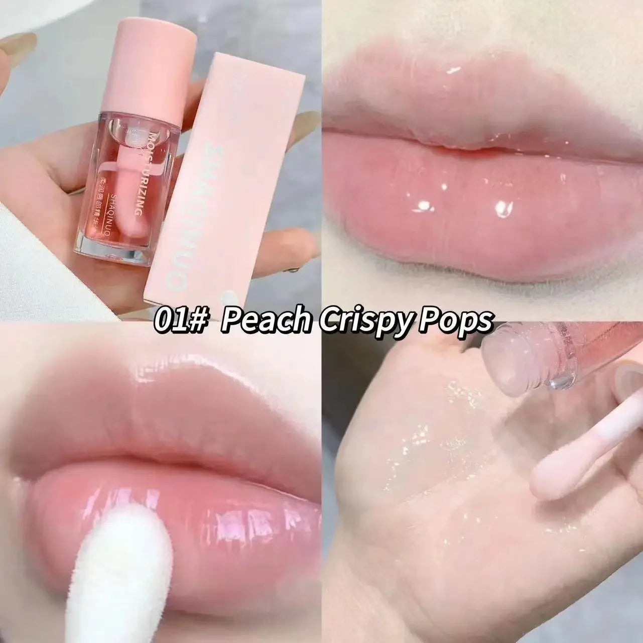 Water Light Lip Gloss Moisturizer Transparent Jelly Mirror Fruit Crystal Lip Oil Clear Hydrating Plumping Korean Lip Care Makeup