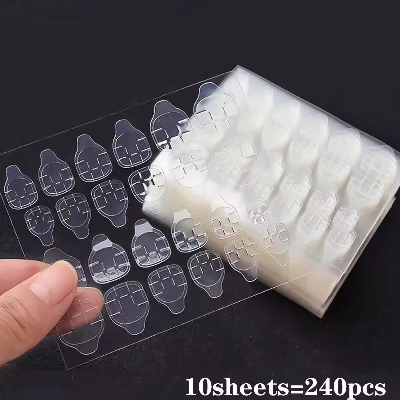 5/10pcs Transparent Aurora Nail Stand Magnetic False Nails Holder Press on Nail Display Nail Rack Acrylic Nail Training/Painting