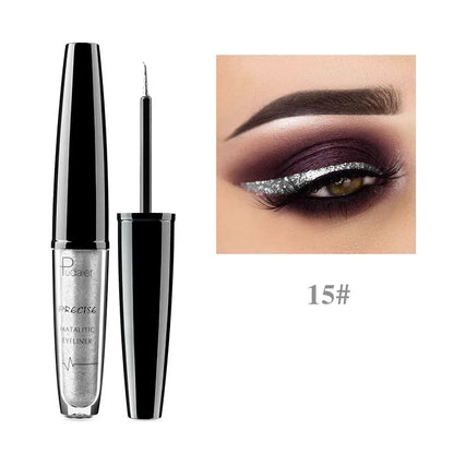 16 Colors Liquid Eyeliner Waterproof Long-lasting Silkworm Highlighter Colored Eyeliner Non-Flowering Eyeliner Eye Makeup