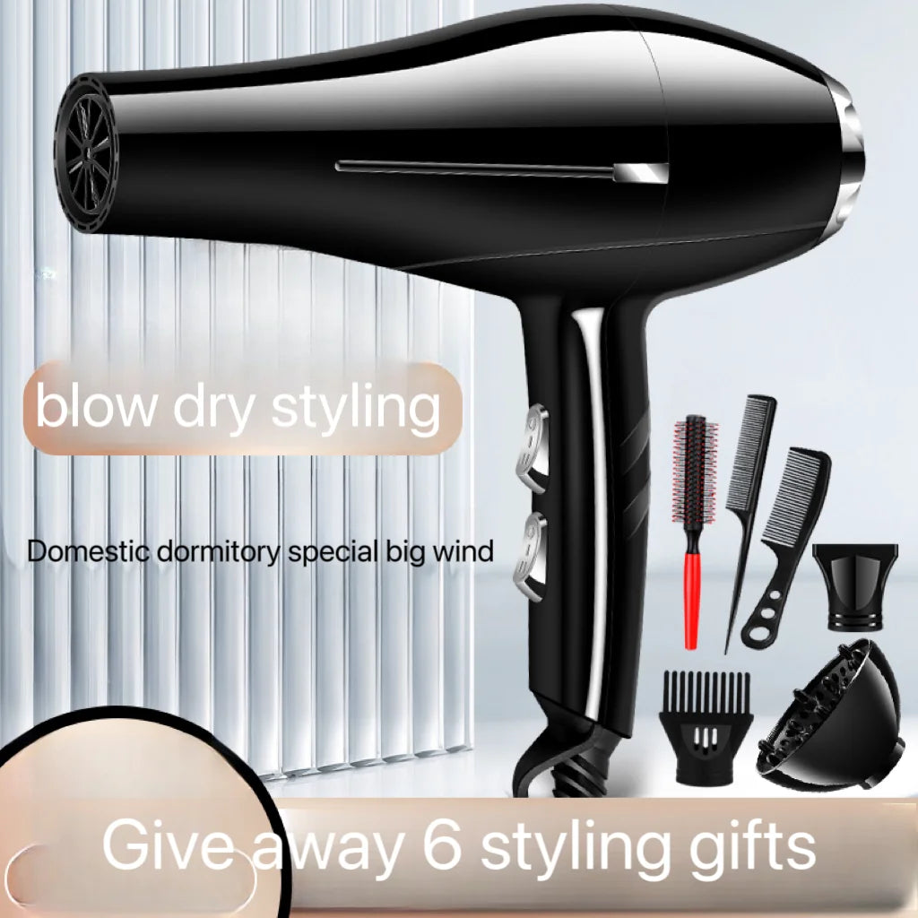 Hair stylist quick dry styling large wind salon hair dryer Home high power barbershop negative ion hair dryer