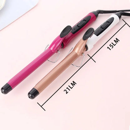 New Professional Electric Hair Curler Curling Iron Hair Waver Pear Flower Cone Ceramic Curling Wand Hair Styling Tool 9mm 22mm 2