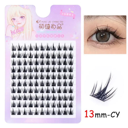 Natural Eyelash Clusters DIY Manga Lashes Transparent Terrier Strands Eyelash Soft False Eyelashes  Eyelashes Daily Makeup