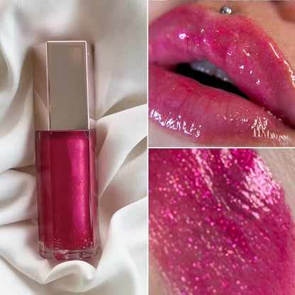 Gloss Bomb Universal Lip Luminizer 9 Colors Non-Sticky Moisturizing Lip Gloss Plumping and Long-Lasting Glitter Liquid Lipstick