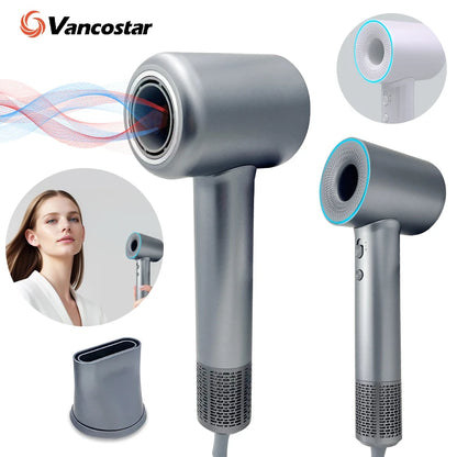 High Speed Hair Dryer 110000RPM 400 Million Negative Ionic Professional Hair Straightener Care for Home Travel Nozzle Blow Dryer