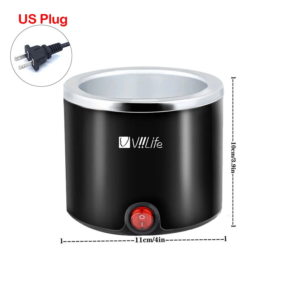 Waxing Machine for Hair Removal Hair Removal Wax Melting Machine 200ml Wax Heater Depilation Paraffin Warmer Waxing Dipping Pot