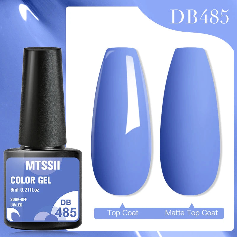 Mtssii 240 Colors Nail Gel Polish Nail Supplies 6ml Vernis Semi Permanent Nail Art Manicure Soak Off LED UV Gel Nail Varnishes