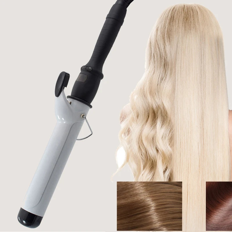 Professional LCD Display Hair Curler Ceramic Ionic LCD Curling Iron Hair Waver Hair Styling Tools Set