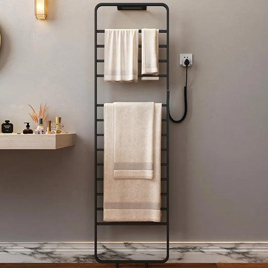 Bathroom Fittings Electric Heated Towel Rack, No Drilling.Stainless Steel Sterilizing Smart Towel Dryer,Towel Warmer