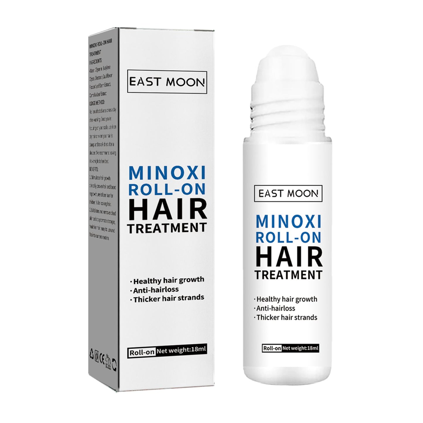 East Moon Rollerball Hair Oil Nourishing Conditioning Strengthening Hair Repair Hairline Thickening Hair Treatment